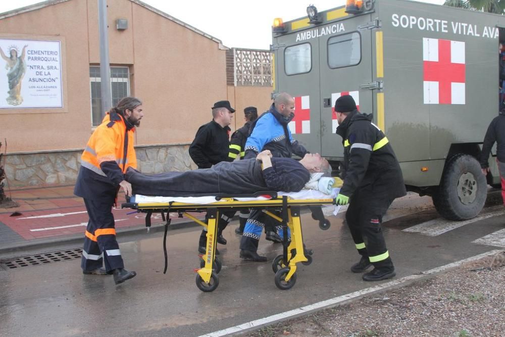 La UME monta su base en Los Alcázares para ayudar