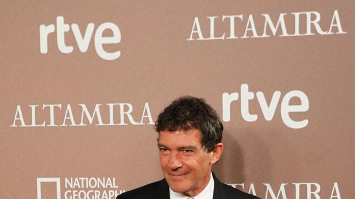 Antonio Banderas, en la première madrileña de 'Altamira'