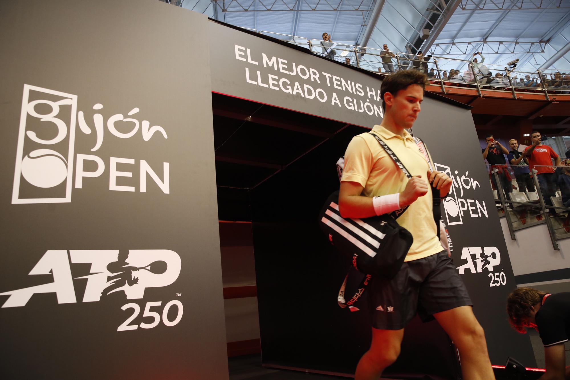 Las imágenes del partido entre Dominic Thiem y Joao Sousa en el Open Gijón