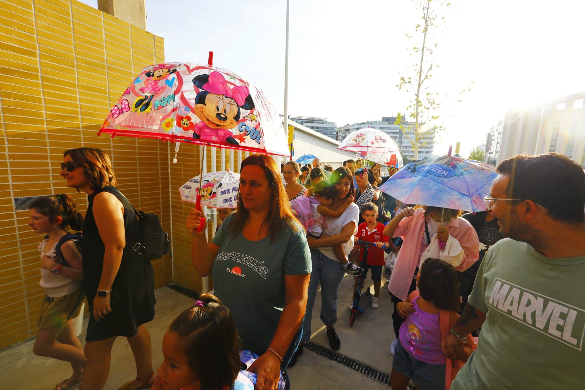 Así se ha vivido la vuelta al cole en el María Zambrano de Zaragoza