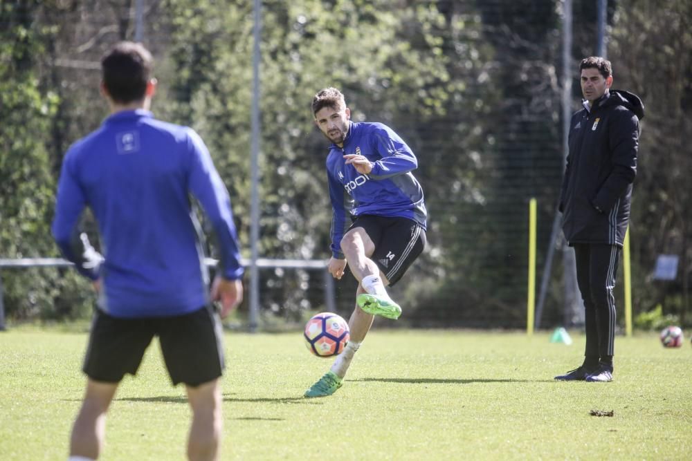 Entrenamiento del Real Oviedo en El Requexón