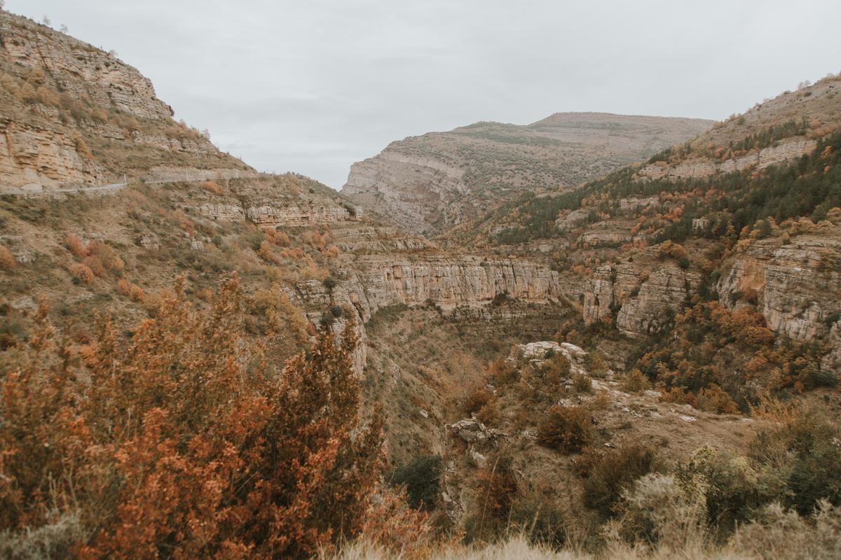 Cañón del Leza, enclave cercano al Solar de Valdeosera.