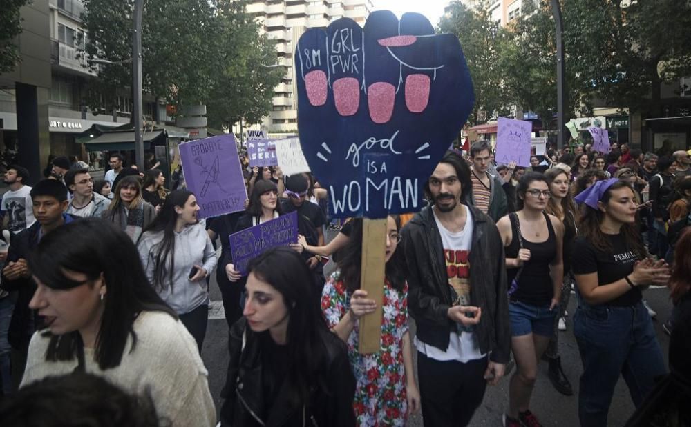 8M en Murcia (manifestación de la tarde)