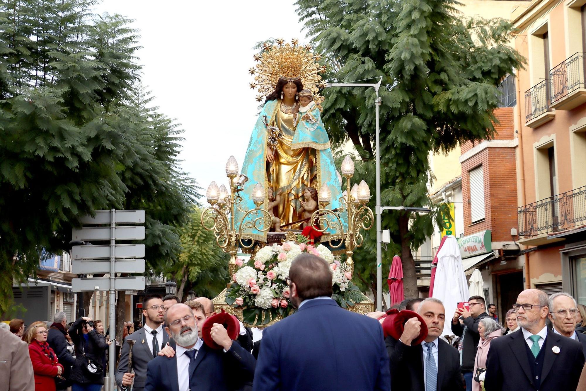 La imagen de la Mare de Déu dels Desemparats en Torrent