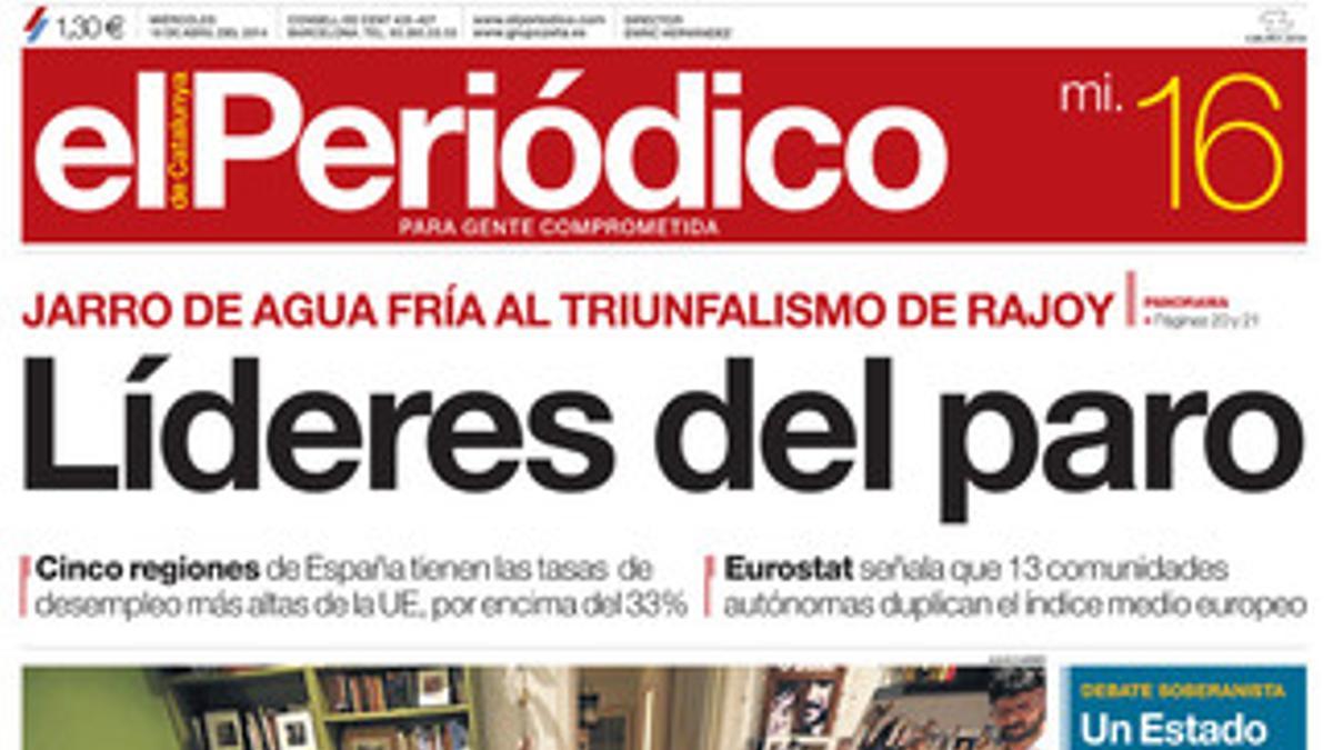 Portada del 16 de abril