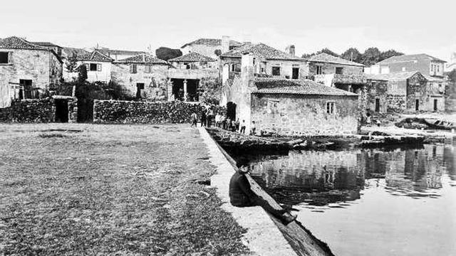 A Moureira de Abaixo (Ribeira dos Peiraos) en 1913.