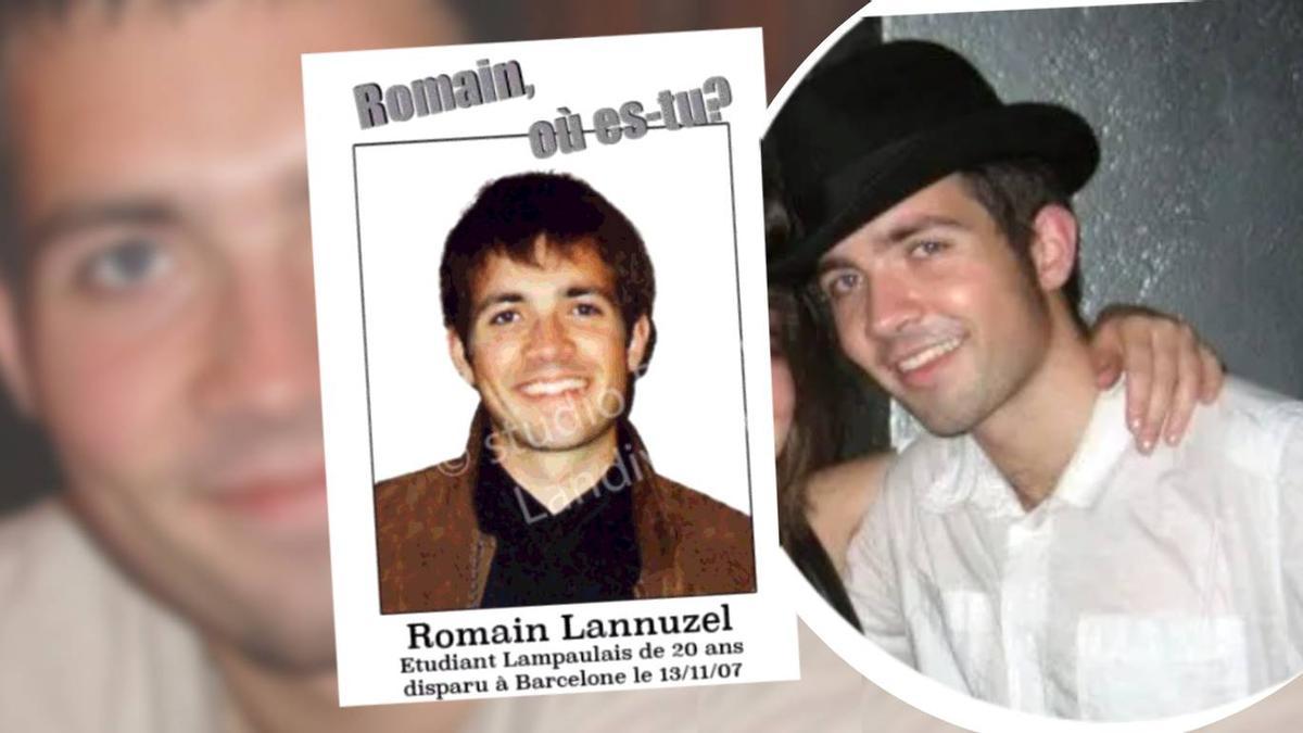 Romain Lannuzel desapareció en pleno centro de Barcelona.