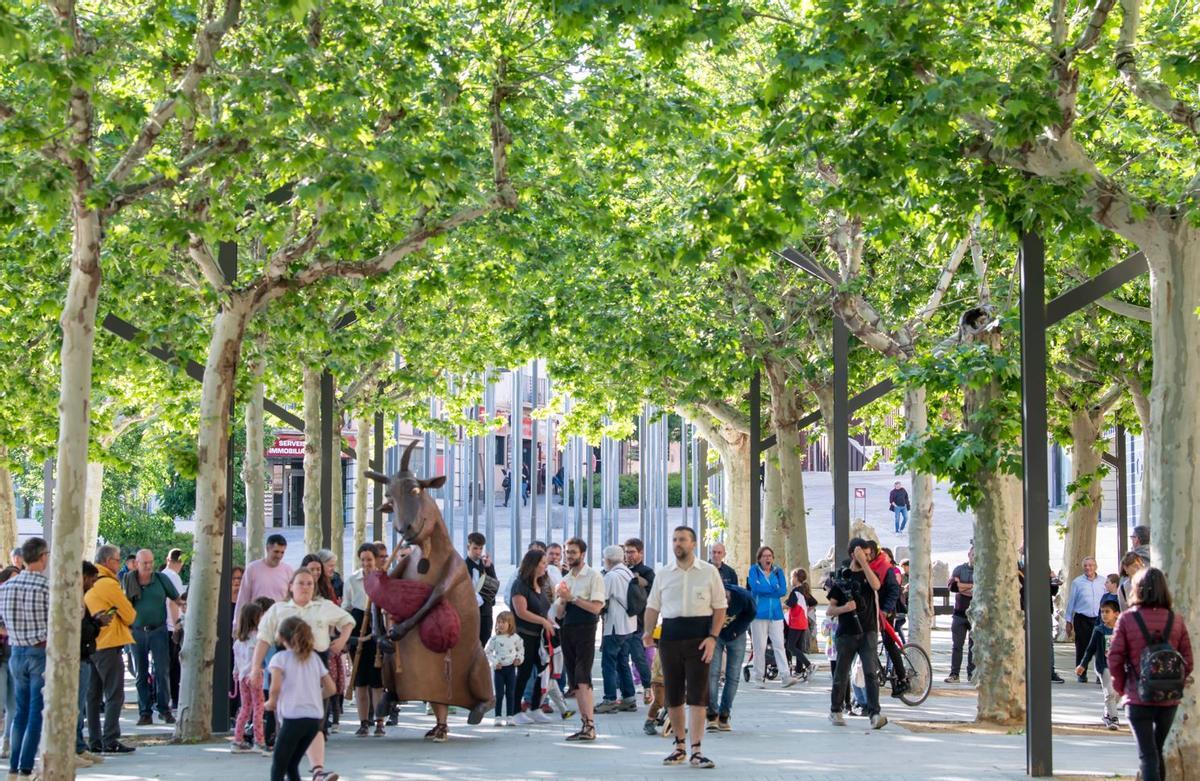 Activitats del festival Cornamusam a Olot en una edició anterior.