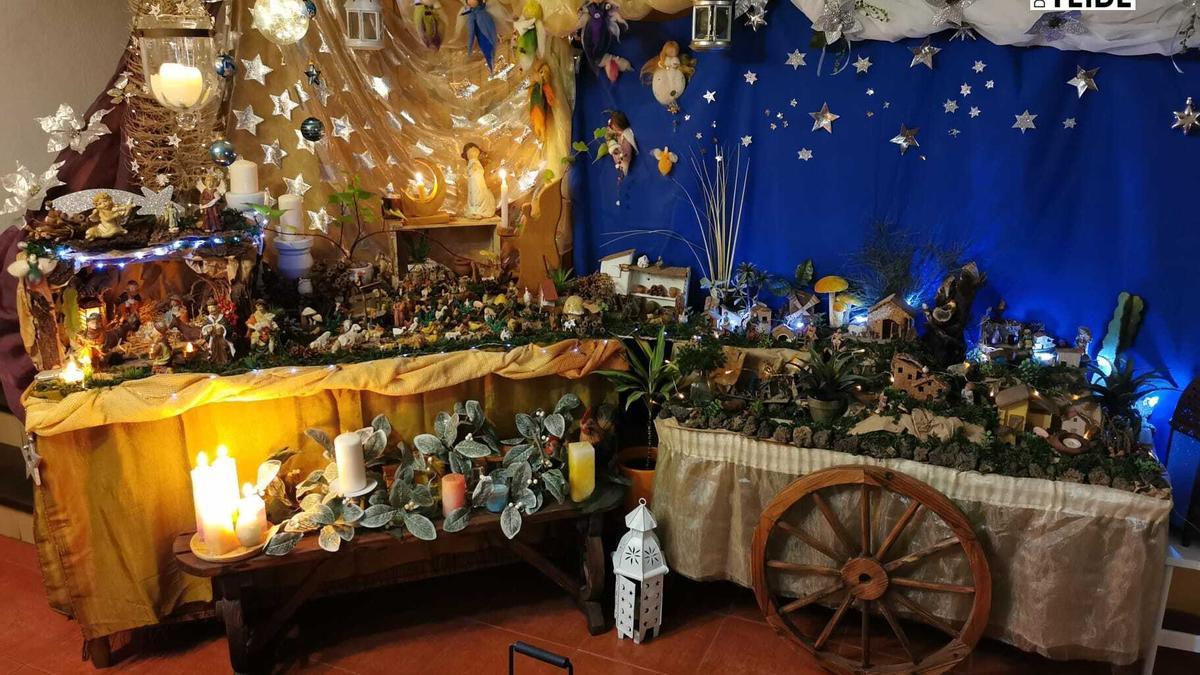 Agustina Forte, winner of the XVII edition of the Santiago del Teide Nativity Scene Contest