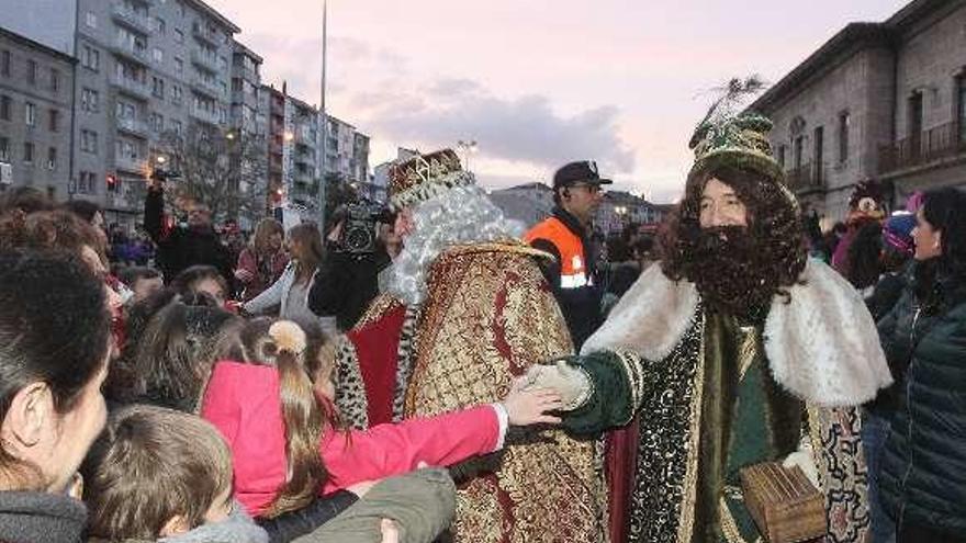 Llegada de los Reyes Magos a Ourense el pasado año. // Iñaki Osorio