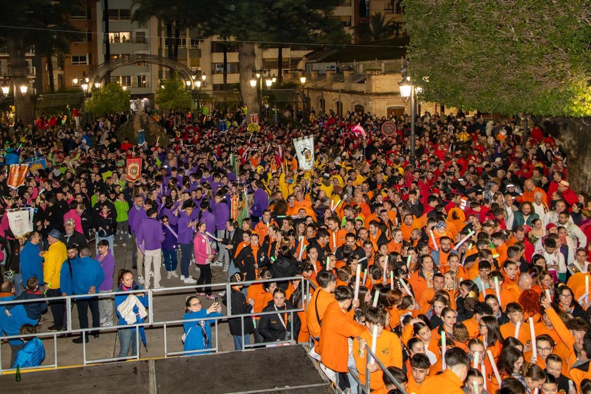 Centenares de falleros durante la entrega de premios, en imagen del año pasado.