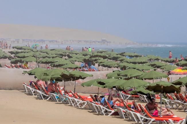 Reportaje excursiones con camellos en las Dunas ...