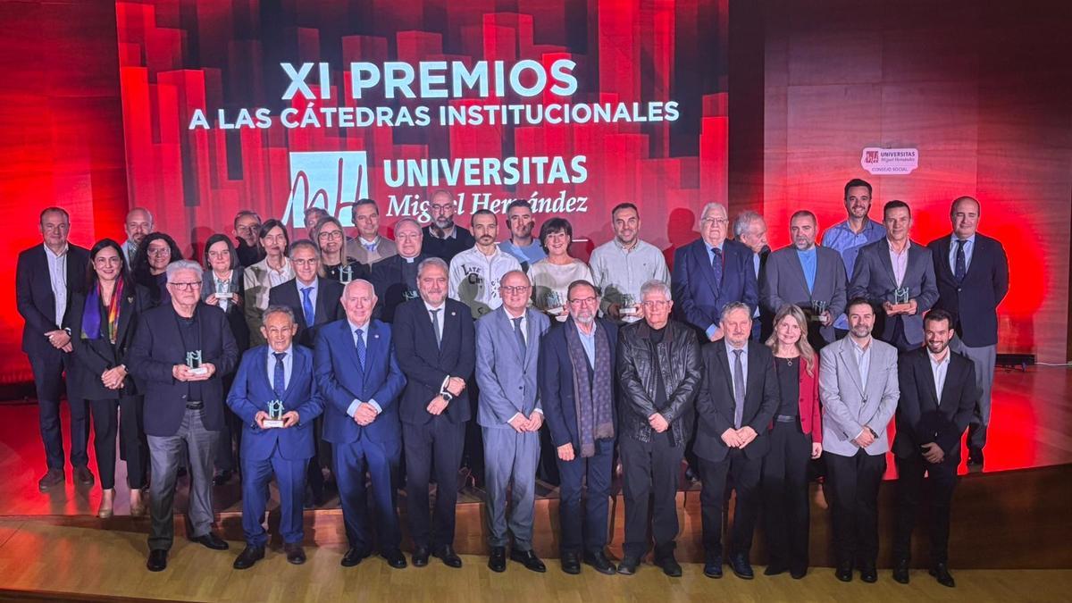 La UMH de Elche clebra la XI edición de los Premios Consejo Social
