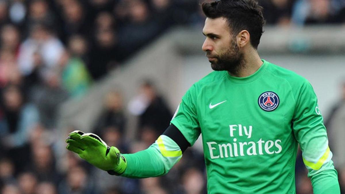 Sirigu, en el partido ante el Niza