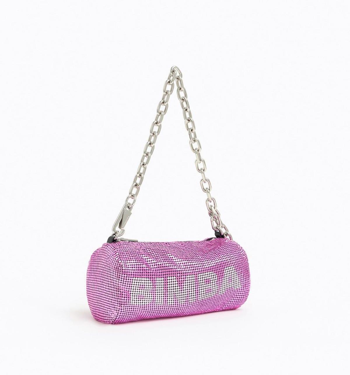 Black Friday fantasioso: directo la cesta va este bolso de Bimba y Lola brillante y muy fucsia - Cuore