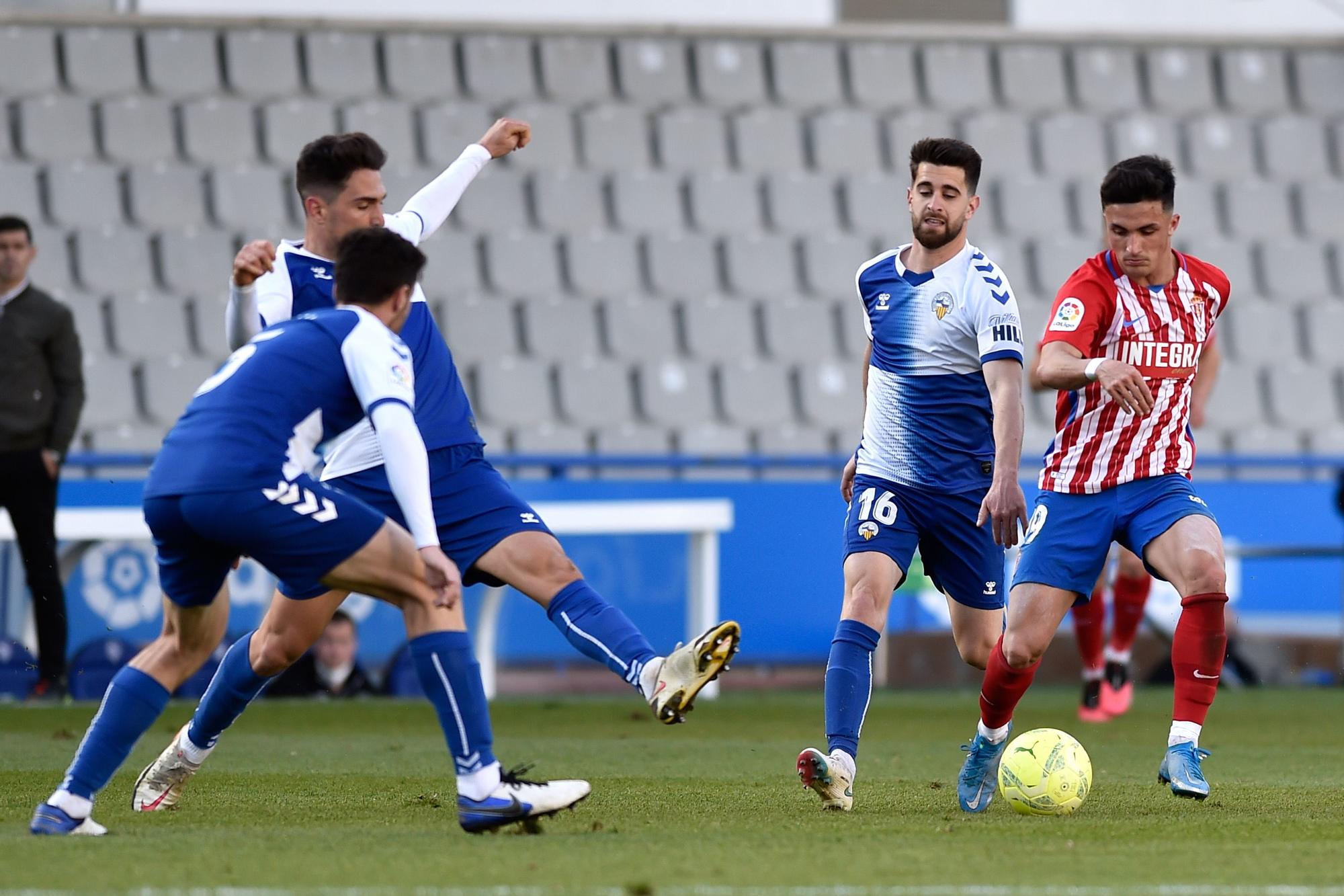 El partido del Sporting ante el Sabadell, en imágenes