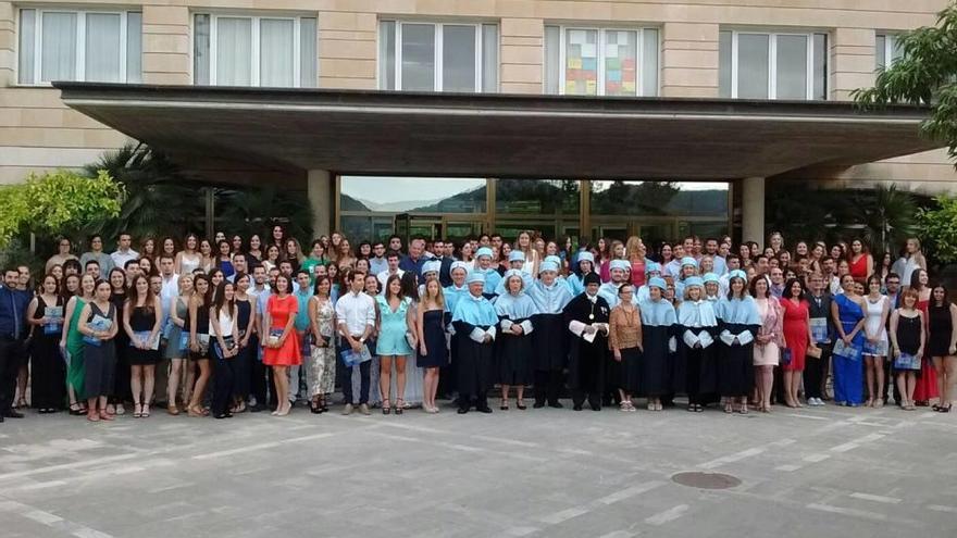 Graduación en la facultad de Filosofía y Letras