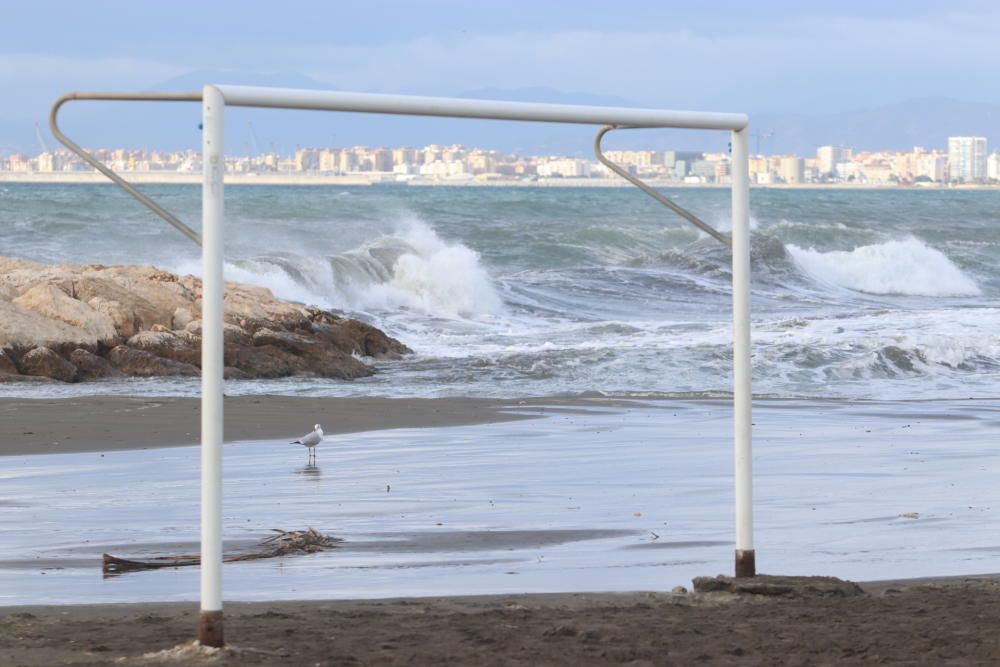 La Aemet ha activado para toda la provincia el aviso por fuertes vientos, que podrán alcanzar los 80km/h, y oleaje durante este miércoles por los efectos de la borrasca Bruno.