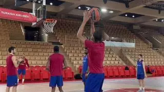 El Barça afina su punteria antes de su encuentro con el Monaco