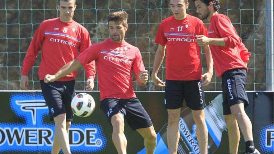 Jugadores durante un entrenamiento // Ricardo Grobas