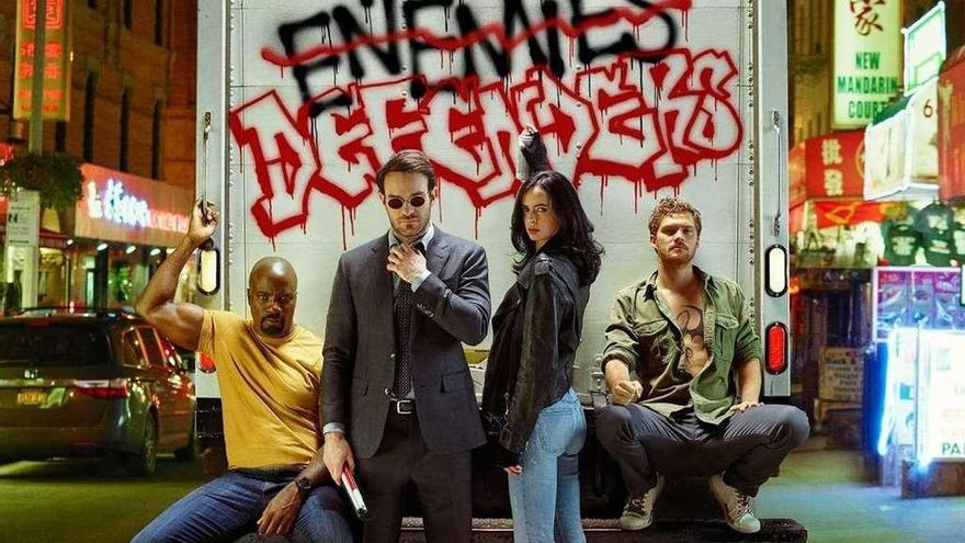 Protagonistas de &#039;Los Defensores&#039;.