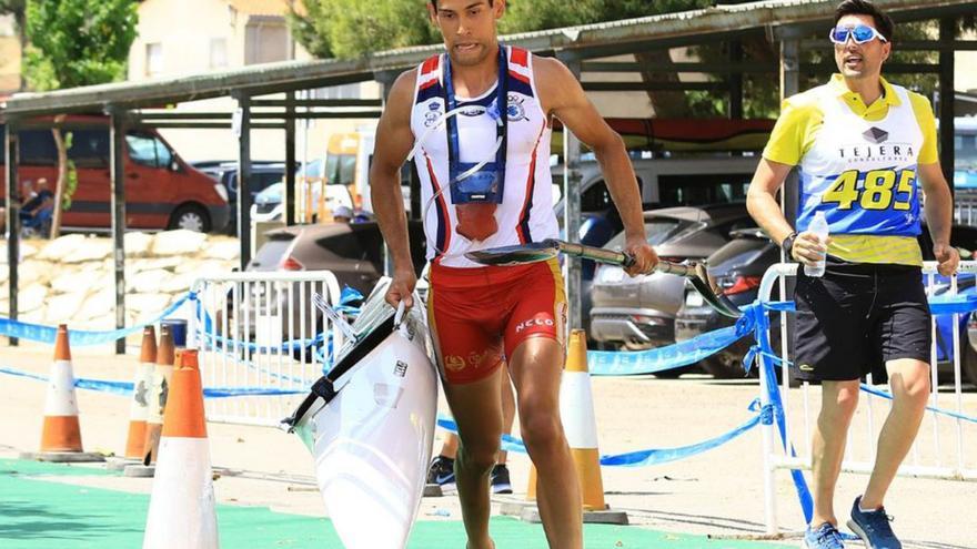 Alberto Plaza, en la carrera de ayer. | Jonás Pravia