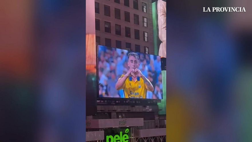La UD Las Palmas luce colores en Nueva York