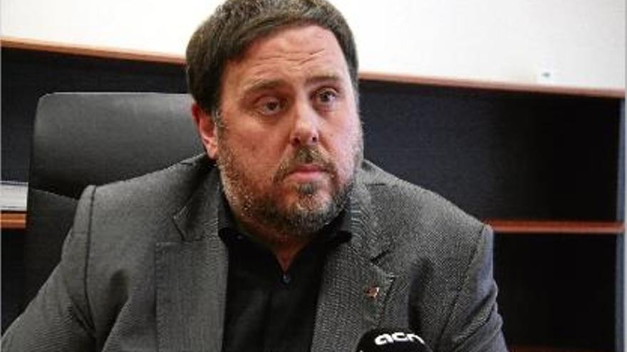 El vicepresident i conseller d&#039;Economia de Catalunya, Oriol Junqueras.