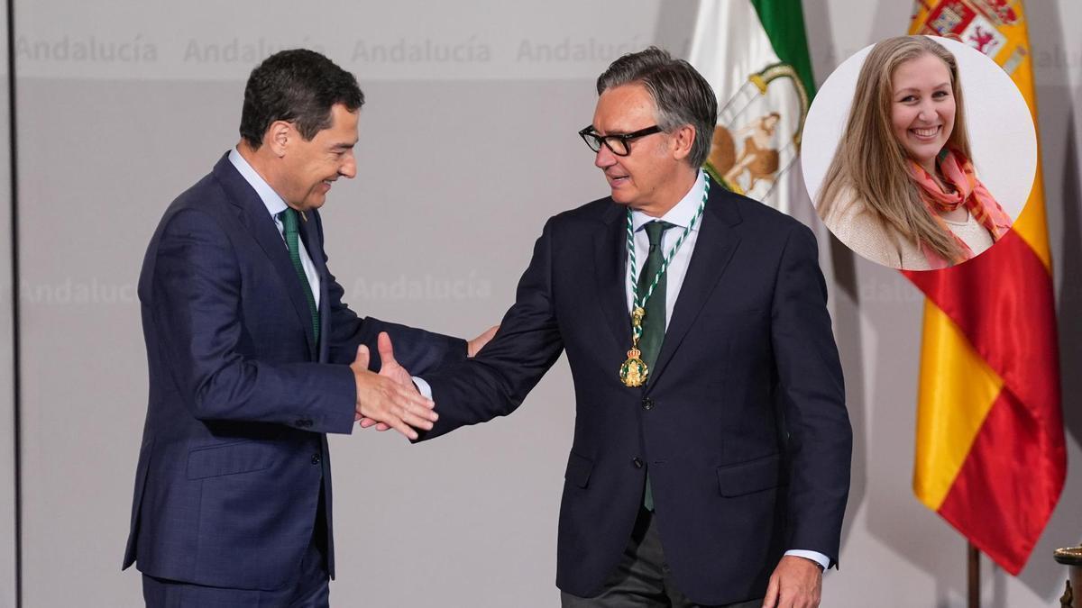 Manuel Gavira y Juanma Moreno.