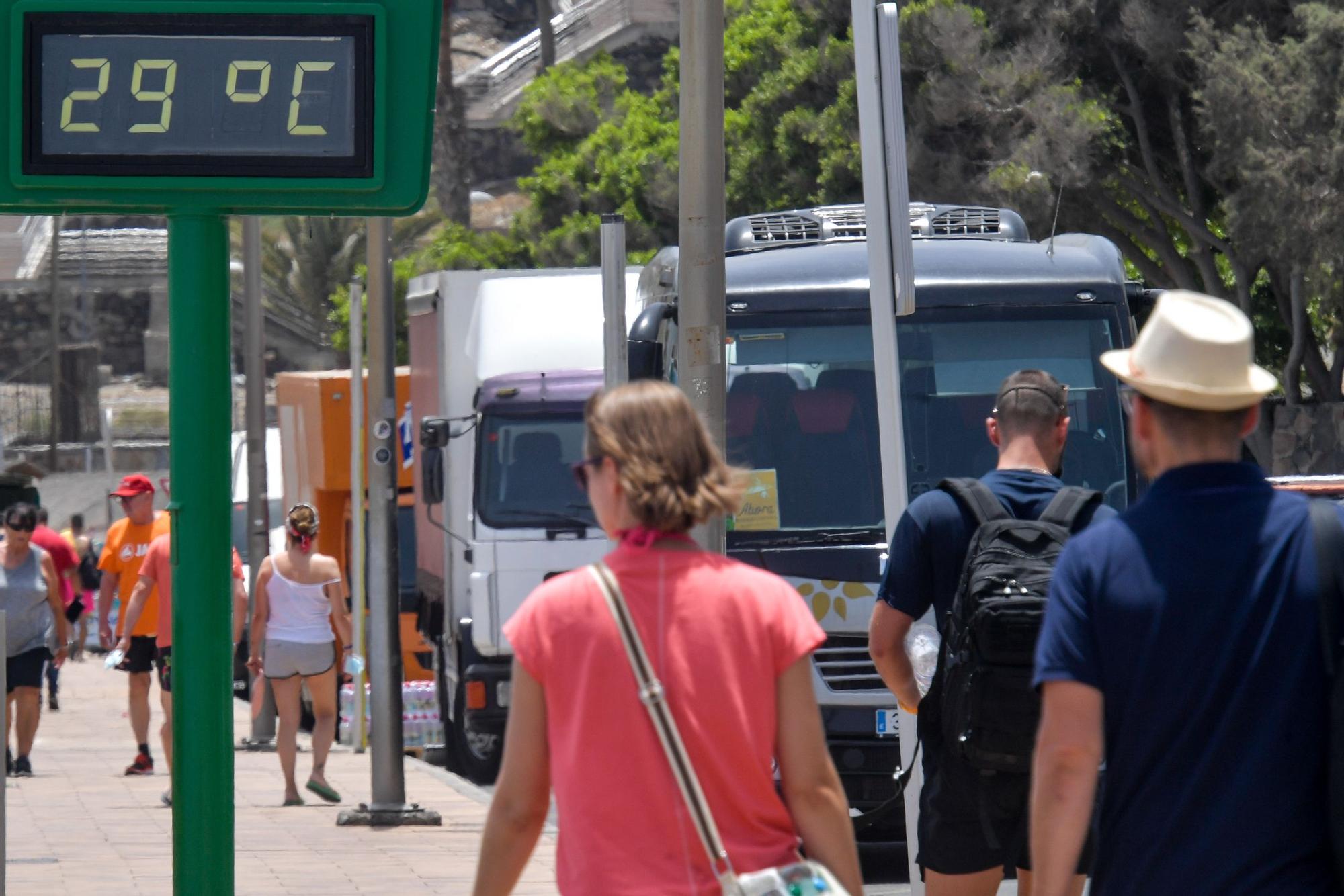 Ola de calor en Gran Canaria (16/07/2021)