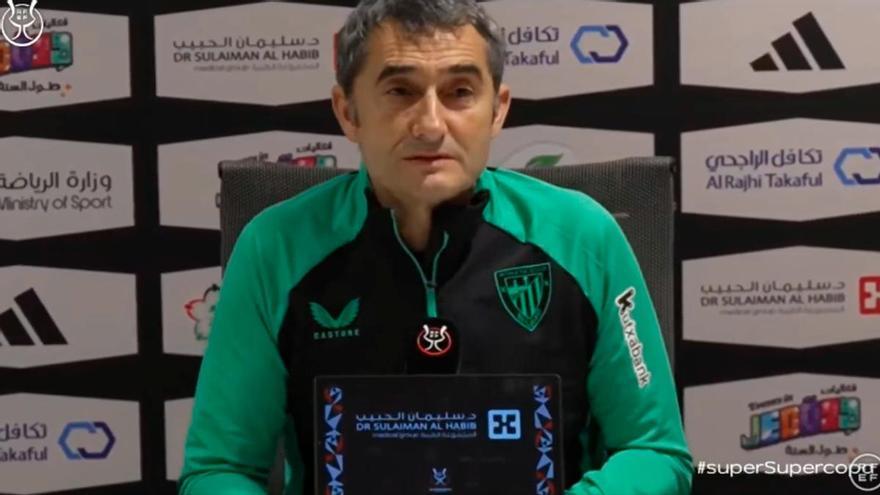 Valverde: "Los títulos que he conseguido con el Athletic son los que más significan"