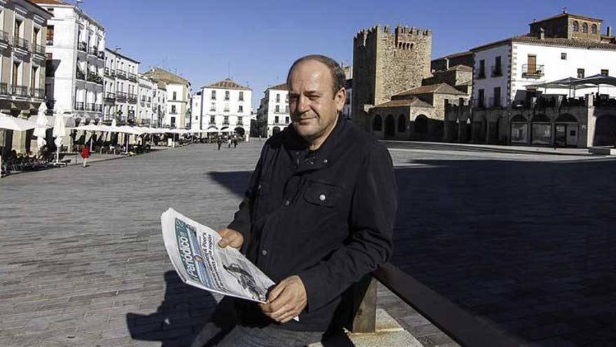 Comercio y hostelería en bloque a favor de la instalación de la carpa en la plaza Mayor de Cáceres