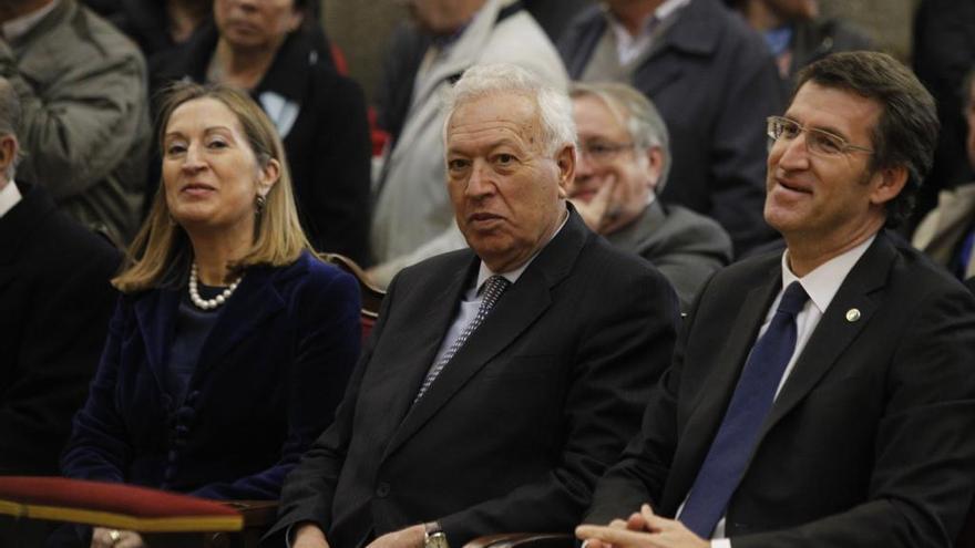 Ana Pastor, José Manuel García Margallo y Alberto Núñez Feijóo