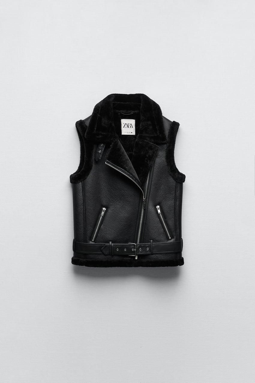 Chaleco doble faz de Zara