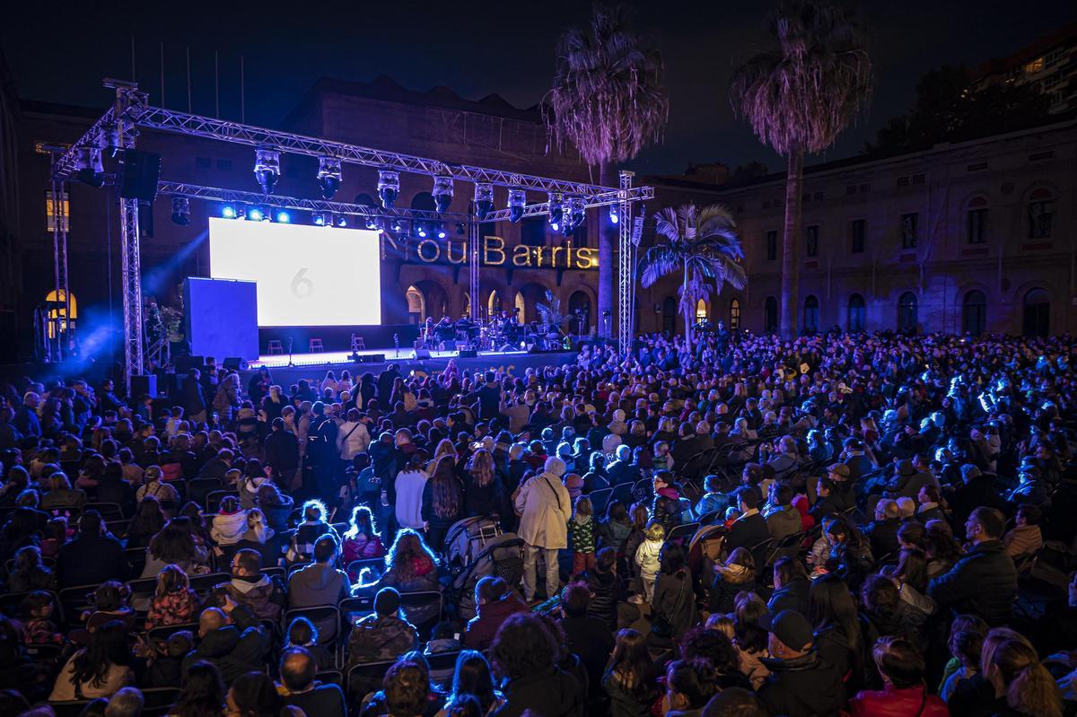 Acto de encendida de luces de Navidad 2022 en Nou Barris