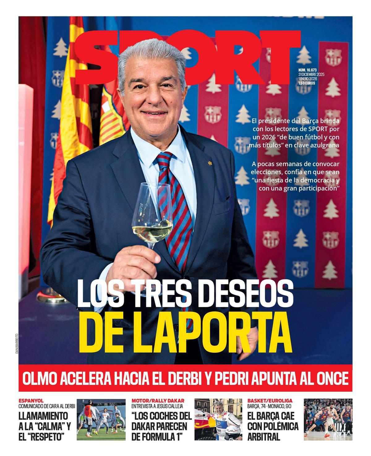 La última portada SPORT del año