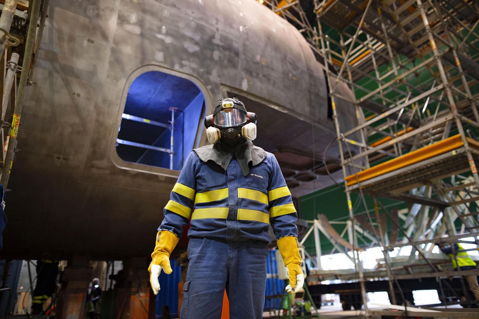 La construcción del submarino S-81 paso a paso, hasta la recepción de la Armada en Cartagena