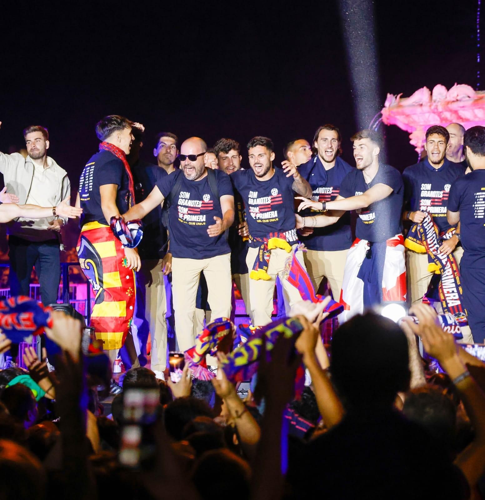 La celebración del ascenso del Levante UD, en imágenes