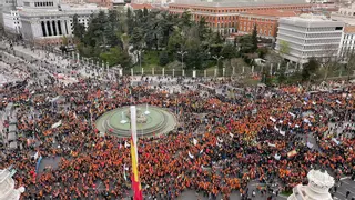 Miles de agricultores y regantes de la provincia se manifiestan en Madrid en defensa del campo