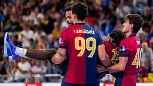 El Barcelona lidera el Grupo B tras ganar sus dos contiendas en la EHF Champions League