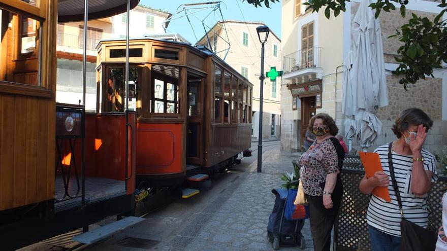 El tranvía de Sóller se abre camino hacia la nueva normalidad