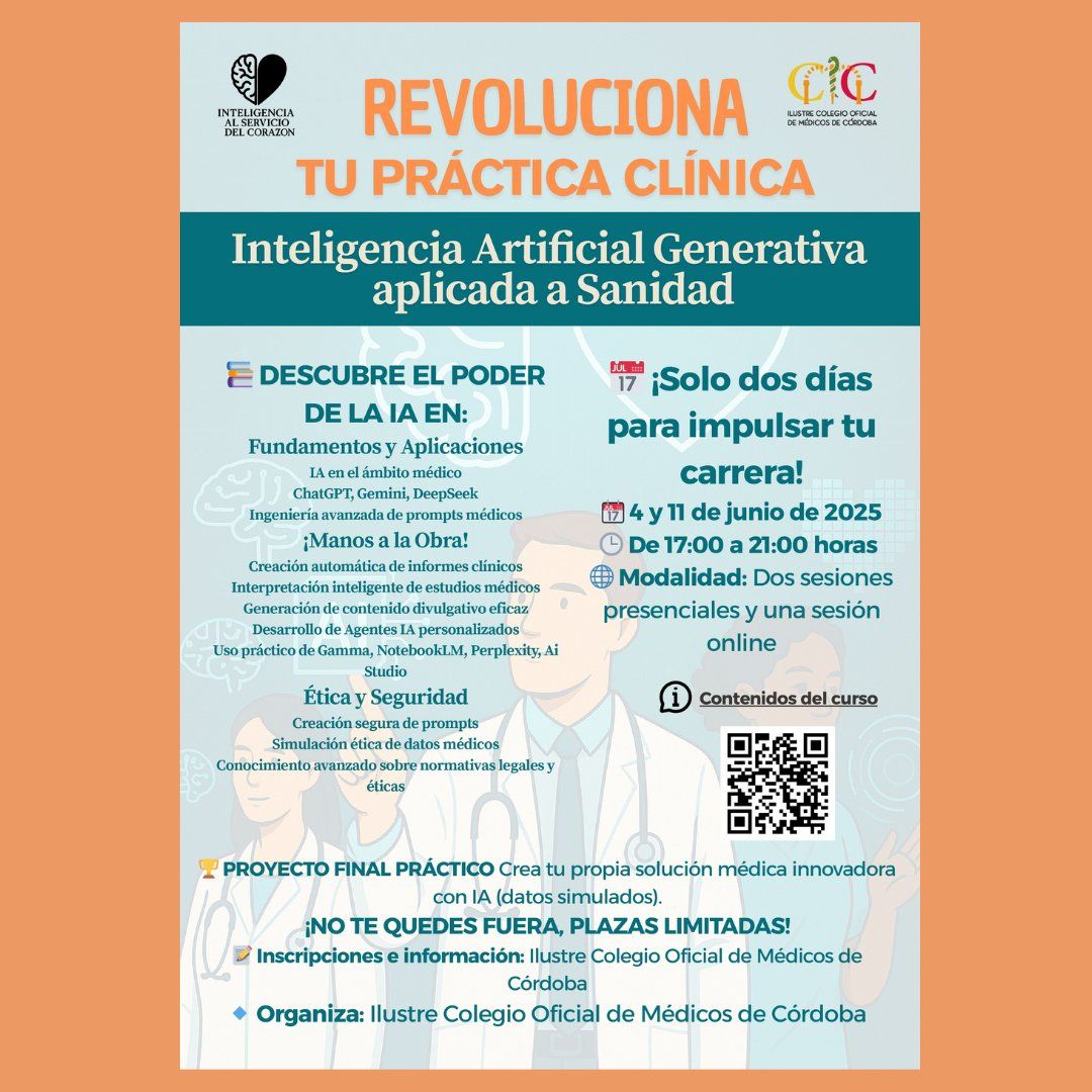 Cartel anunciador del curso.