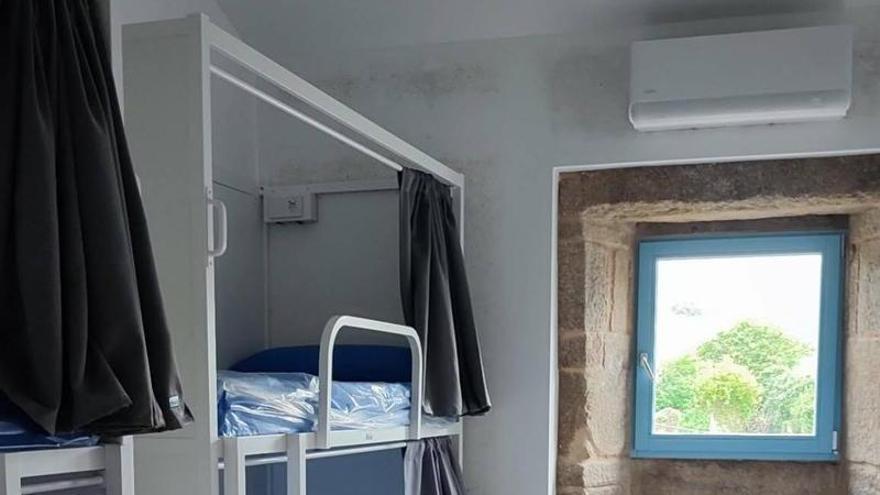 Solo un mes después de su inauguración, el albergue de Noia cerrará tres días para acometer mejoras