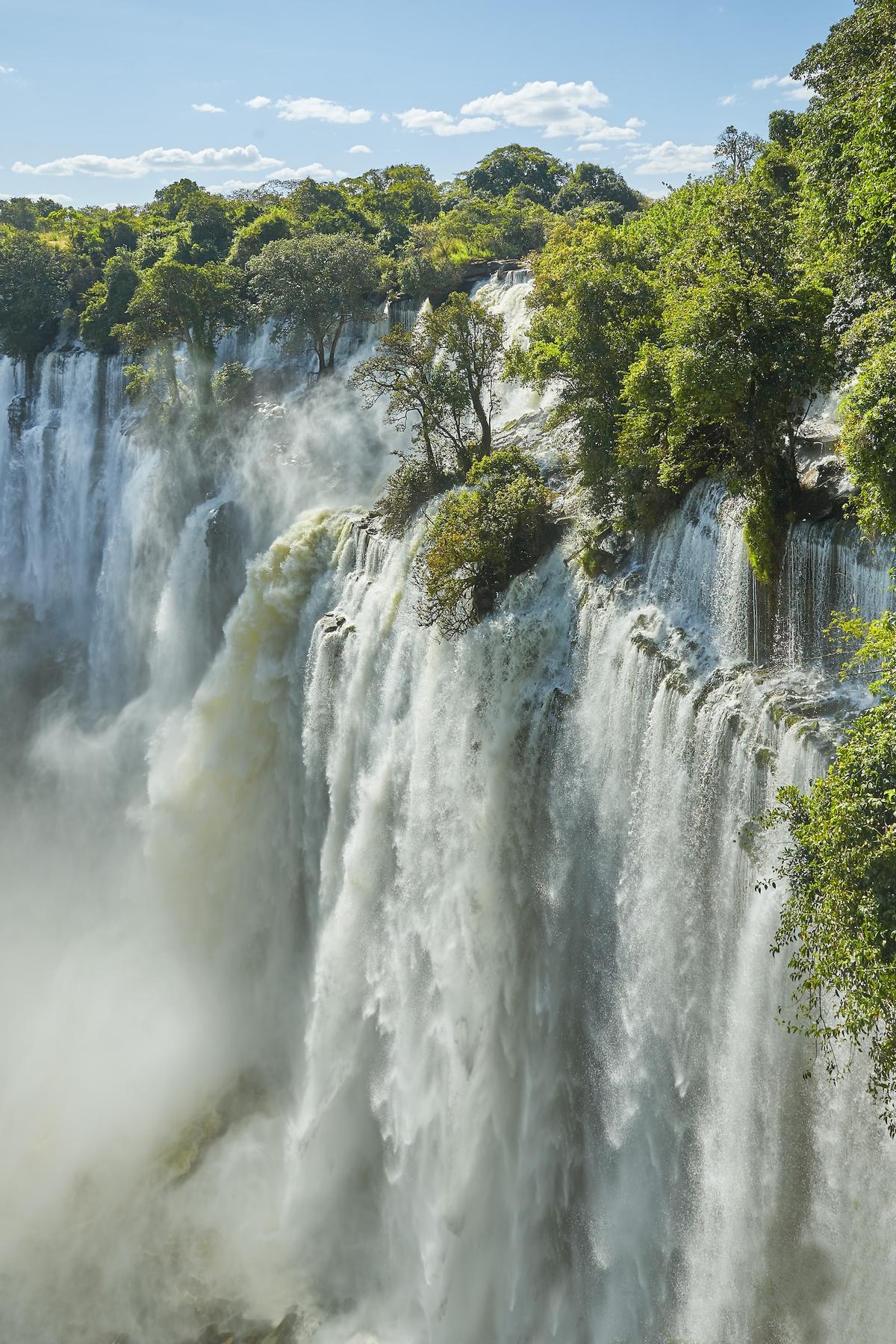 Las cataratas angoleñas son espectaculares