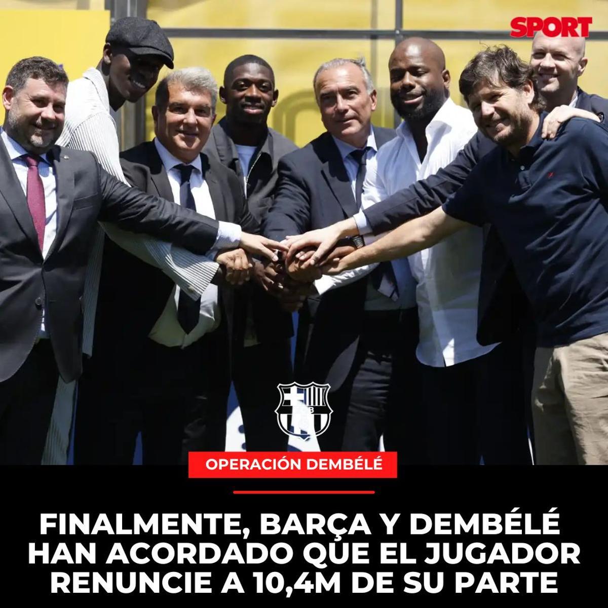 Todos los detalles de la operación Dembélé Todos los detalles de la operación Dembélé