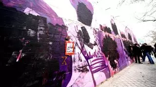 Un excargo de Vox, condenado por vandalizar el mural feminista de Ciudad Lineal en Madrid