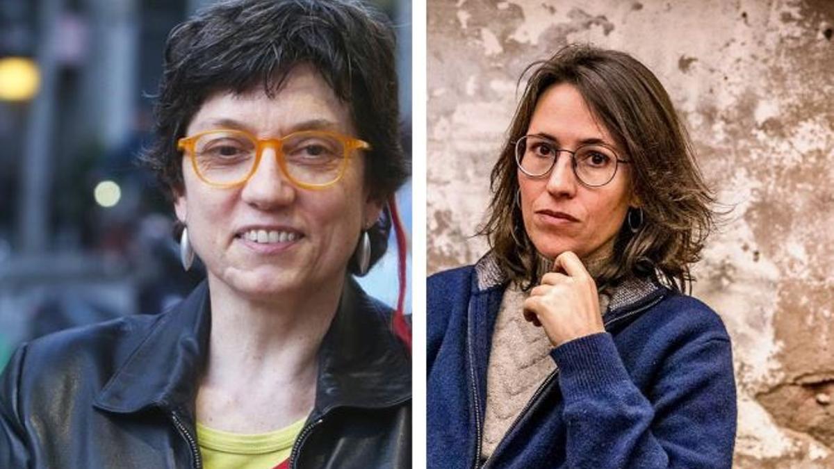 Les escriptores Antònia Carré-Pons i Eva Baltasar.