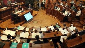 Pleno municipal del Ayuntamiento de Barcelona