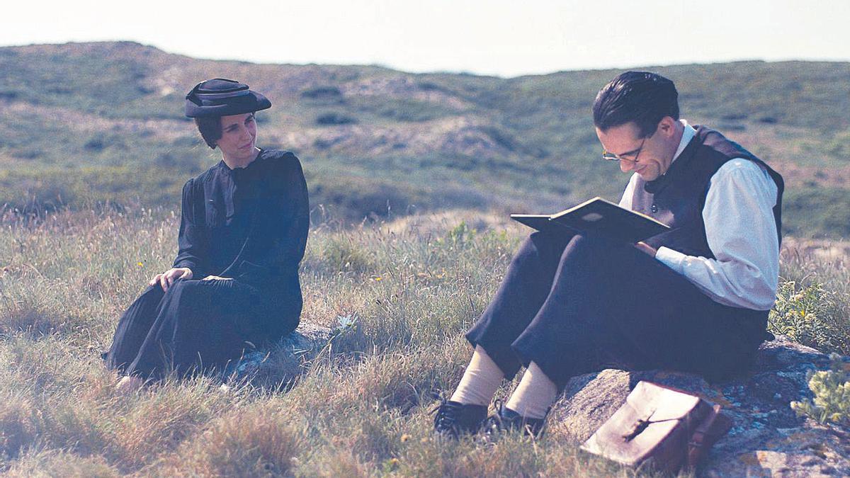 Cris Iglesias e Xoán Fórneas, en ‘Antes de nós’, no papel de Virxinia Pereira e Castelao