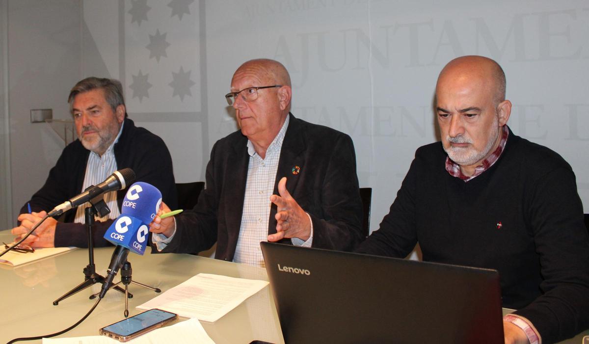 El vicealcalde de Dénia, el alcalde y el concejal de Movilidad